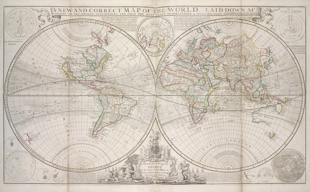 Photo drake passage world map
