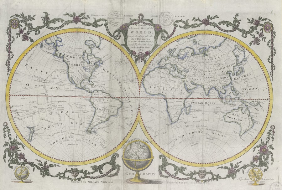 Photo drake passage world map