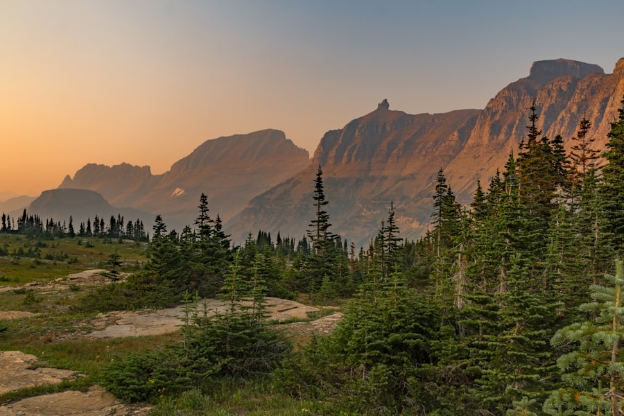 Photo rocky mountains