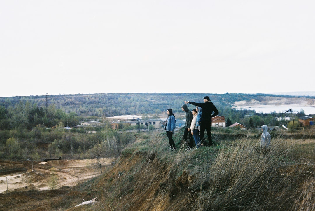 Photo young people, great plains
