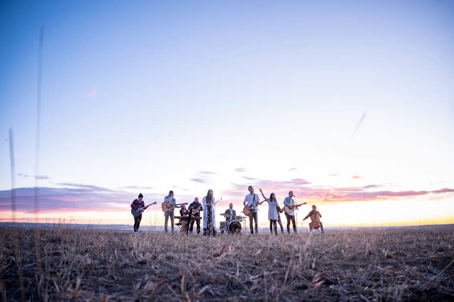 Photo young people, great plains