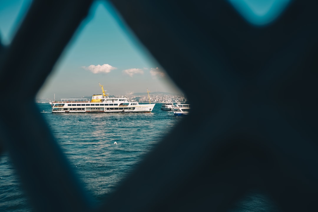 Photo cruise ship through drake passage