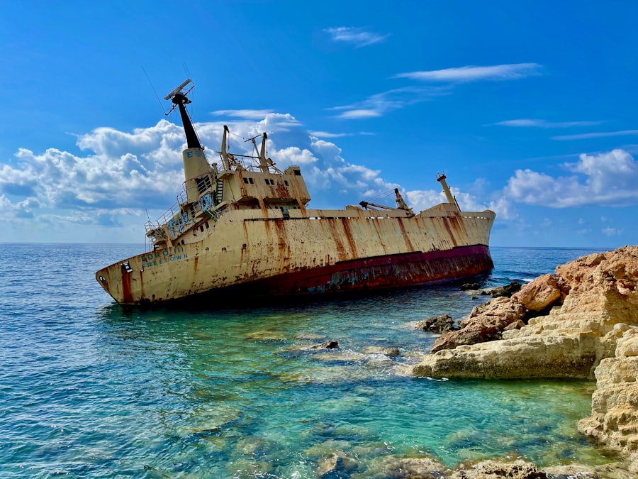 Photo drake passage shipwreck