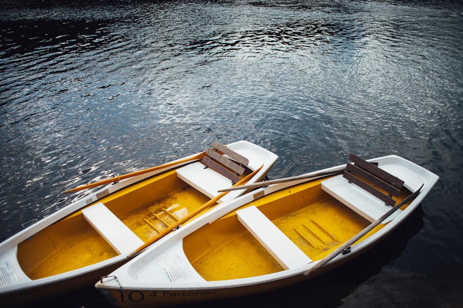 Photo rowing boat