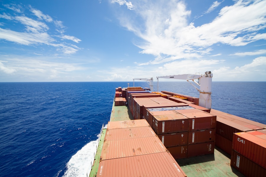 Photo sustainable shipping