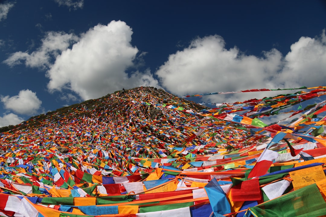 Photo tibet, populated