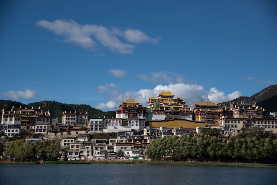 Photo tibet, populated