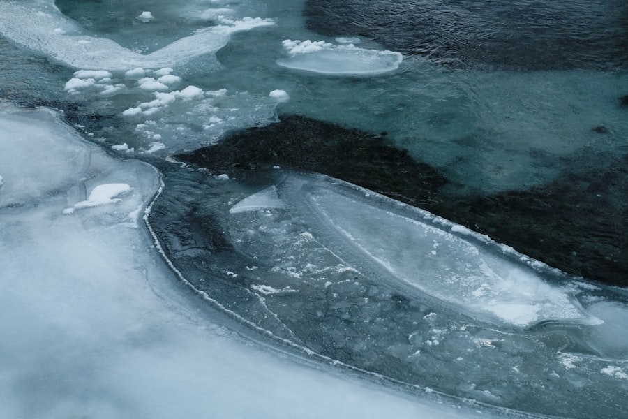 Photo arctic melting