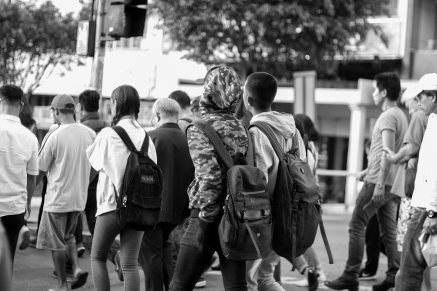 Photo youth emigration crisis