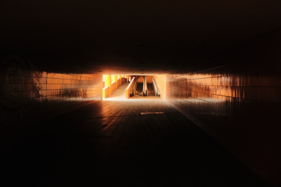 Photo freight tunnels flood