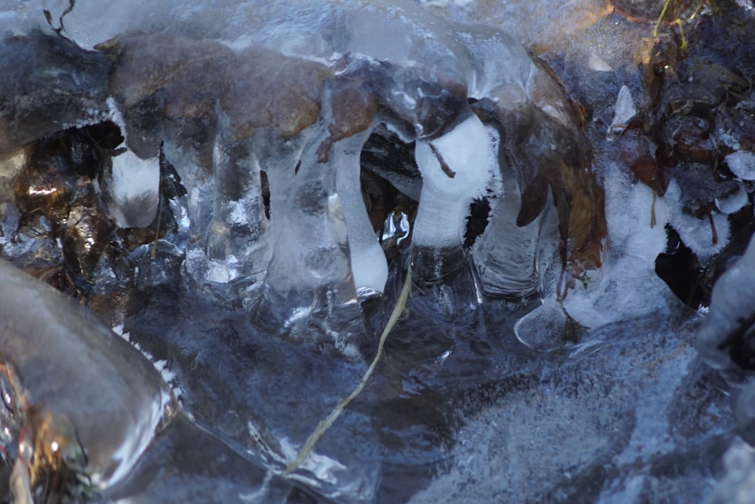 Photo melting ice causes war