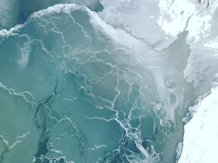 Photo melting arctic sea ice