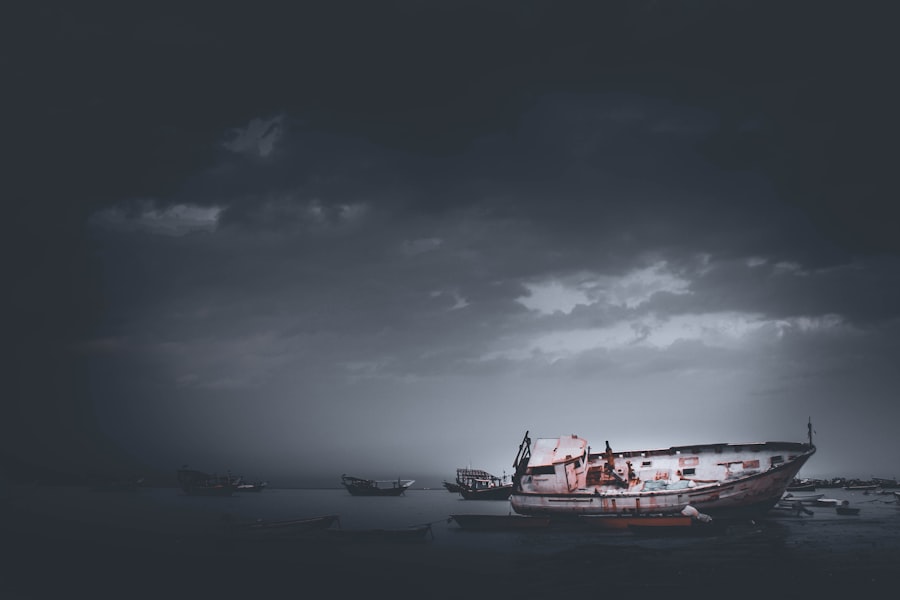 Photo arctic shipping route