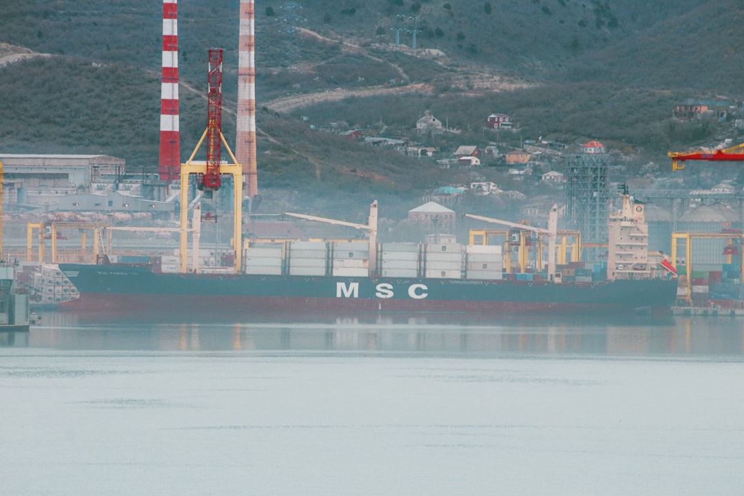 Photo arctic shipping vessel