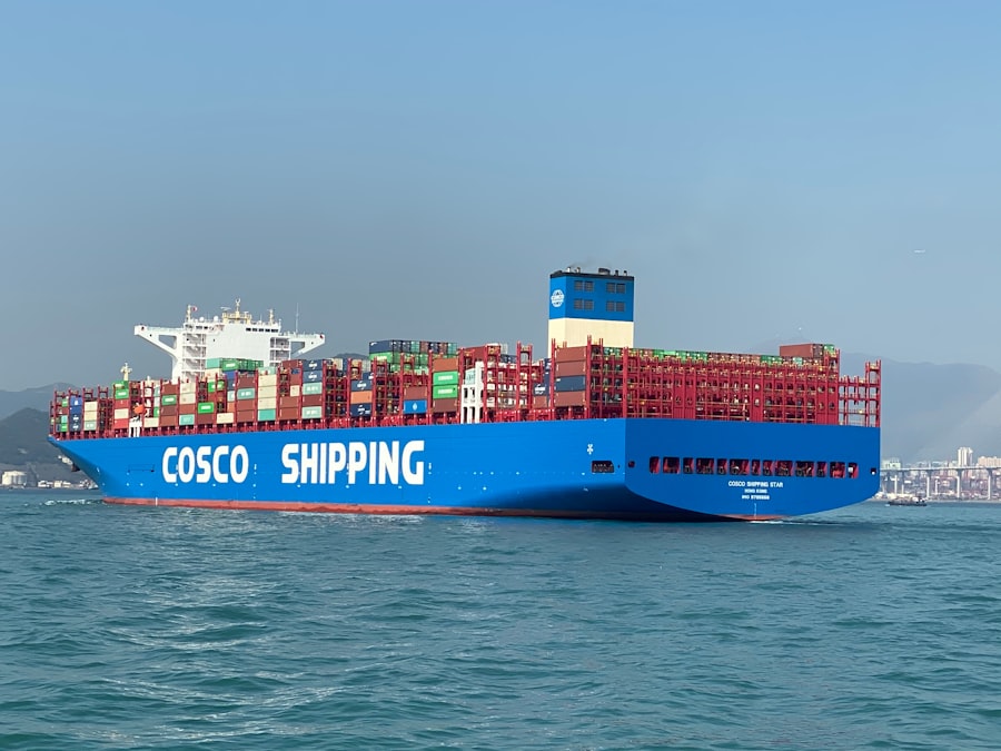 Photo suez canal container shipping