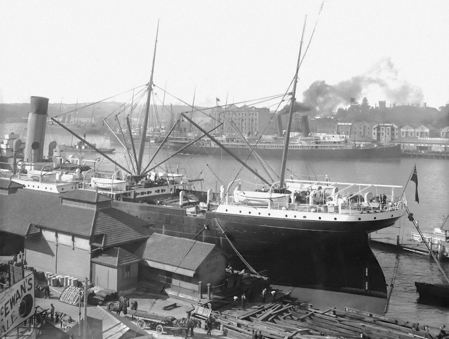 shipping route history