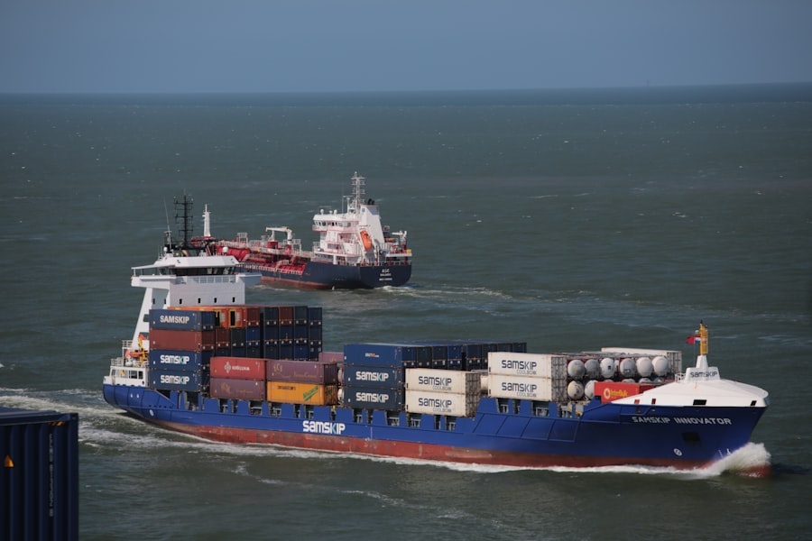 shipping cargo by barge Europe