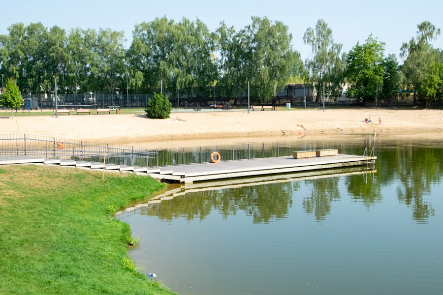 Photo seepage liner integrity pond management