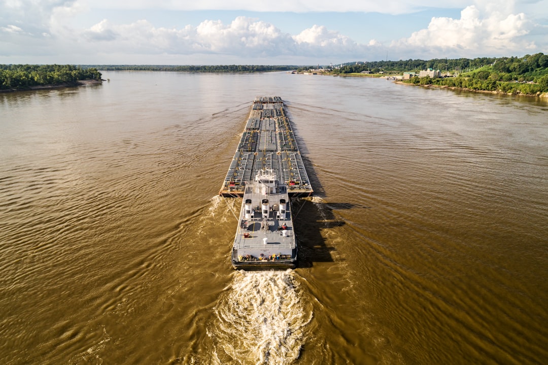 Photo mississippi river emergency sill construction