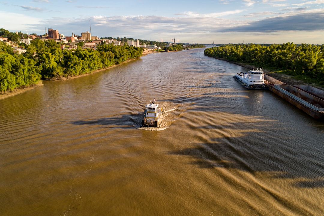 Photo mississippi river emergency dredging operations