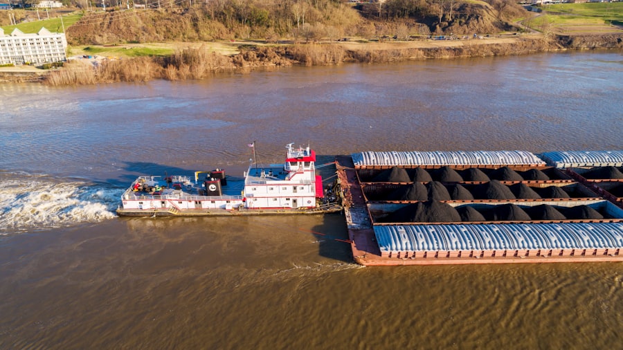 Photo mississippi river emergency dredging operations
