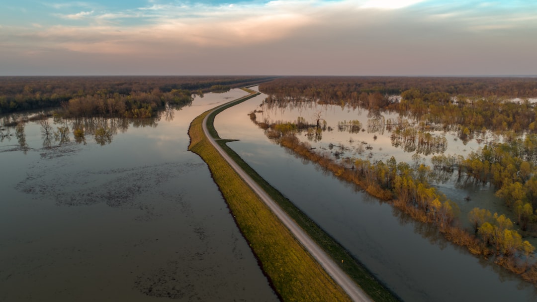 Photo mississippi river flood control engineering