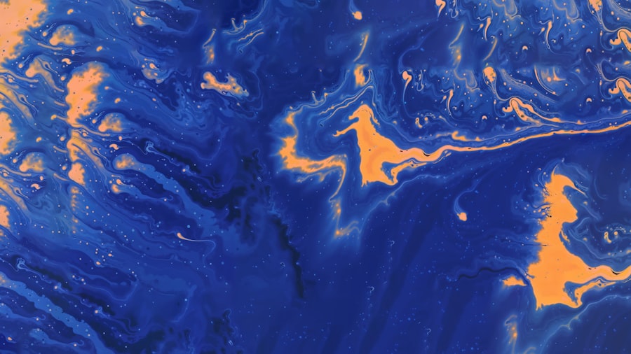 Photo oceanographic current mixing zones