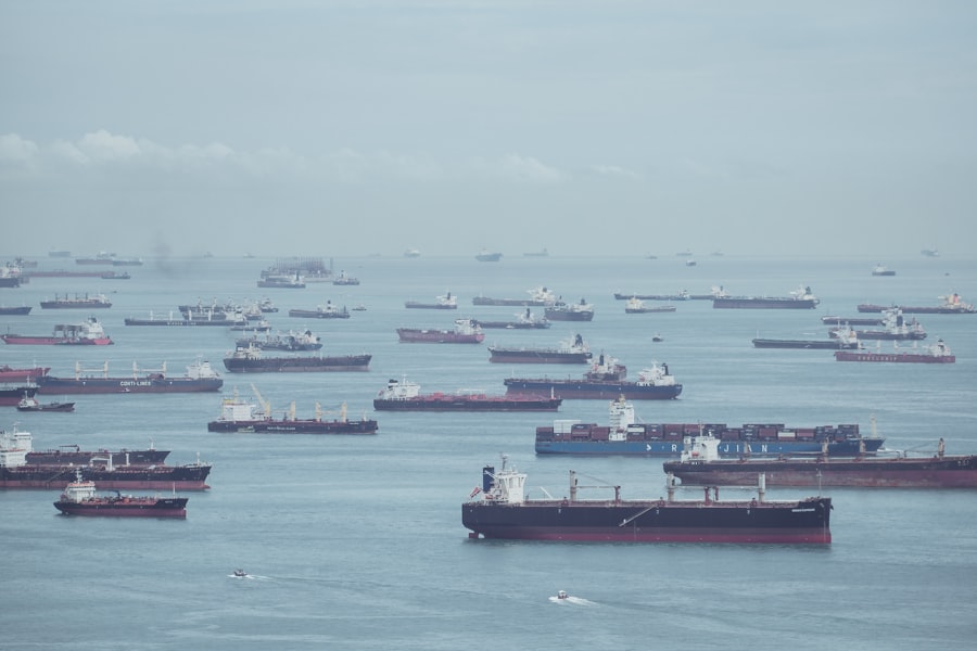 Photo maritime traffic data