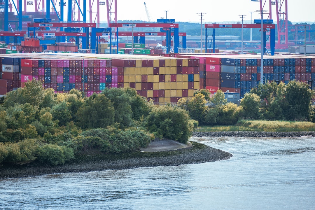 Photo shipping chemicals via rhine river