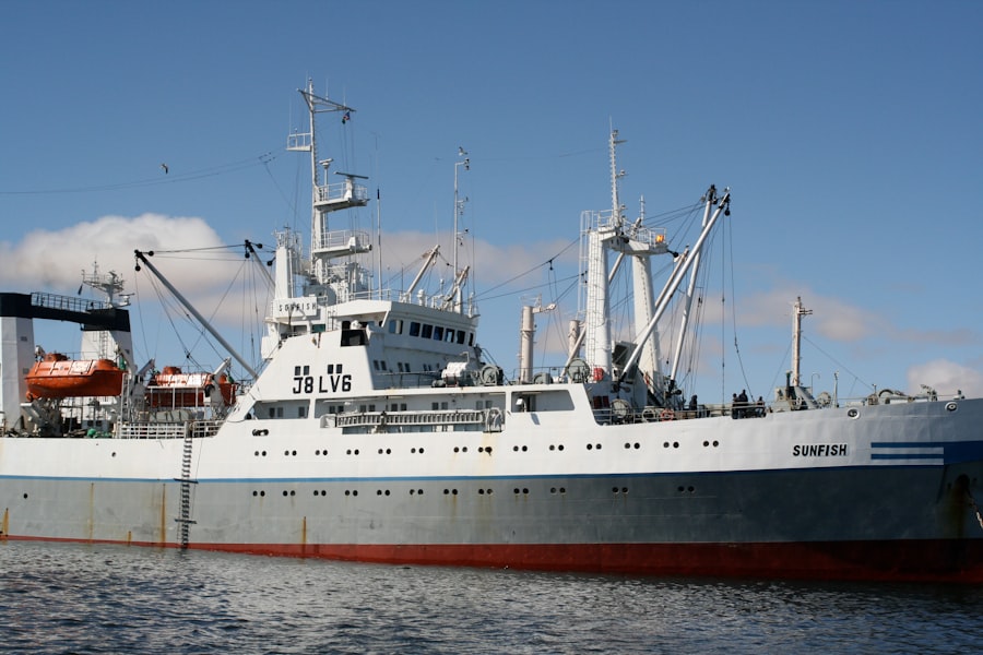 Photo undersea cable repair ship