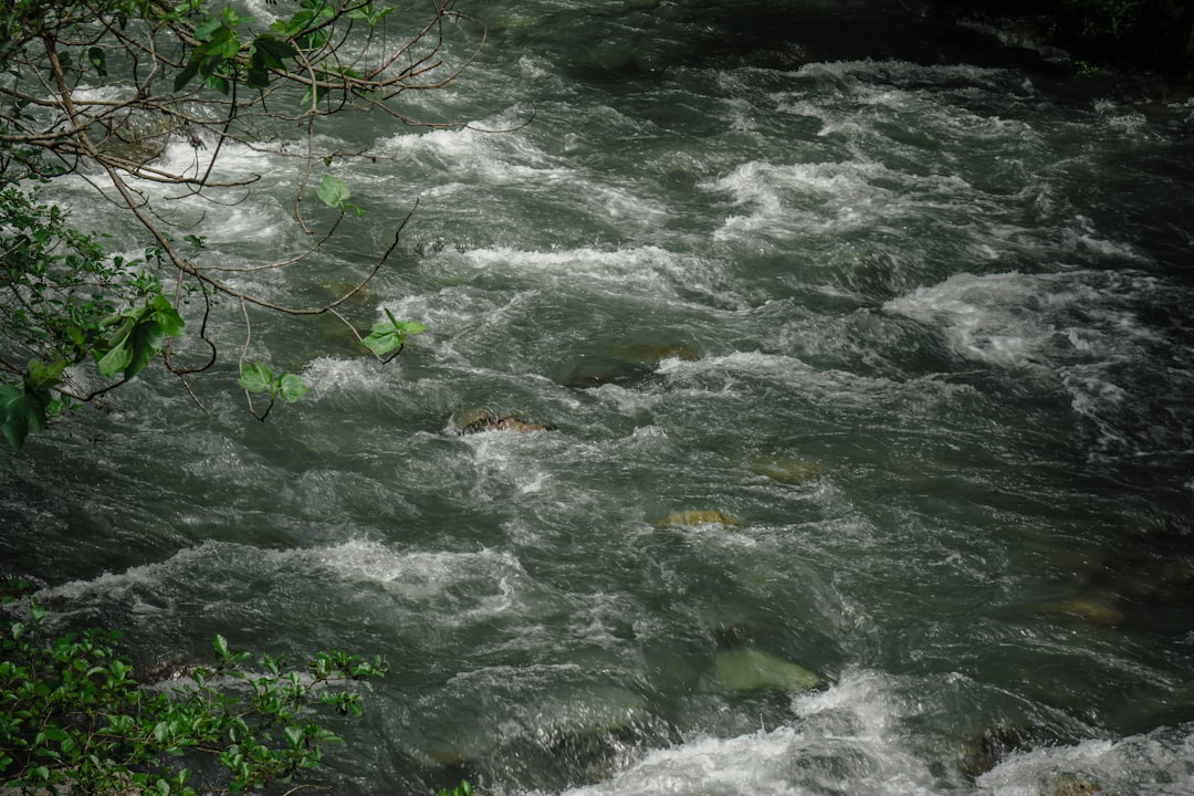 Photo river control structure vibration