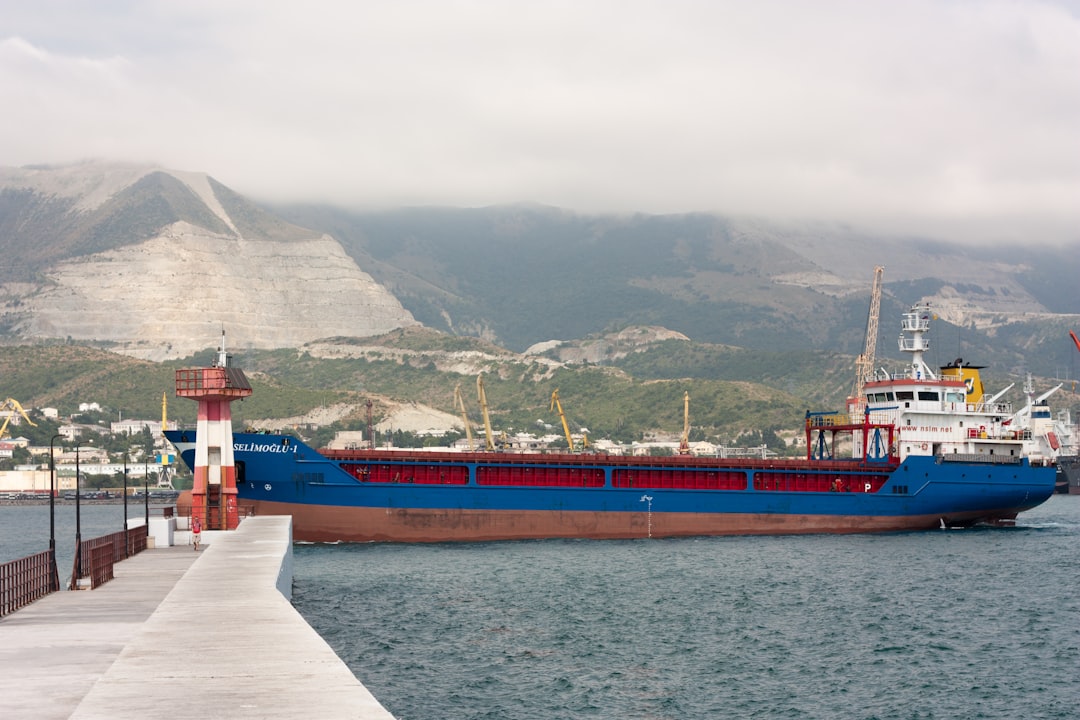 Photo Turkmenbashi port dredging operations