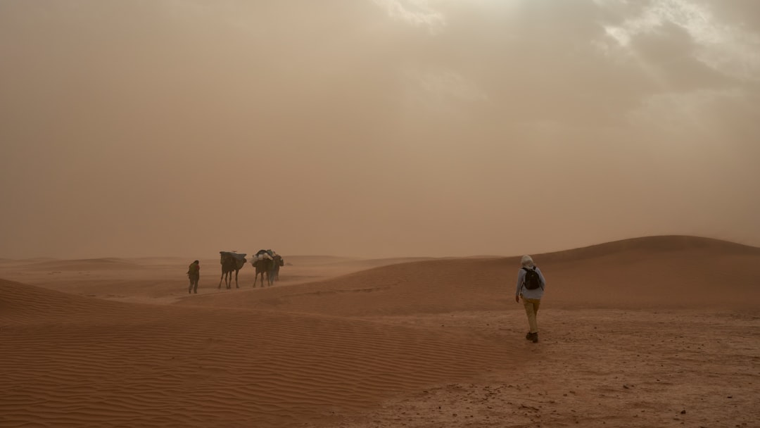Photo dust storms, solar energy