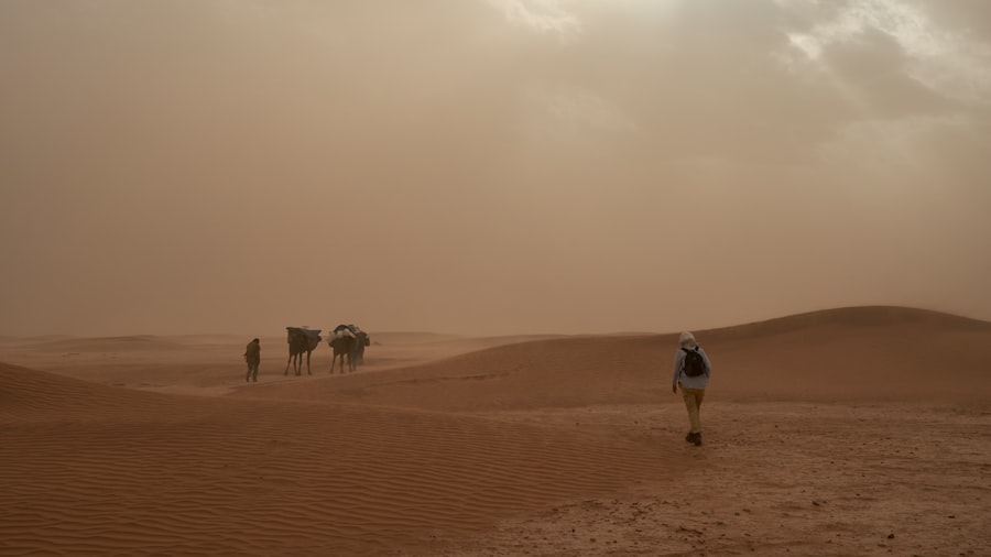 Photo dust storms, solar energy
