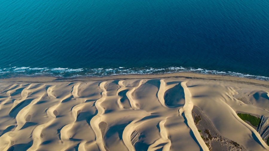 Photo Aralsk harbor sand dunes