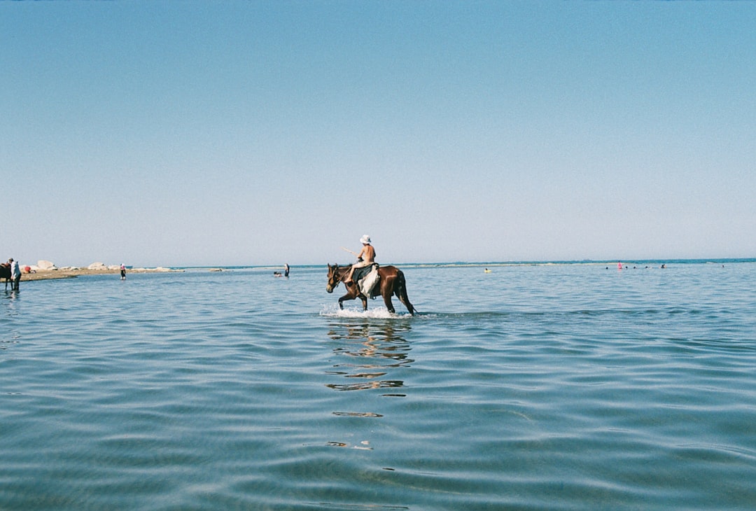 Photo Caspian Sea water level drop
