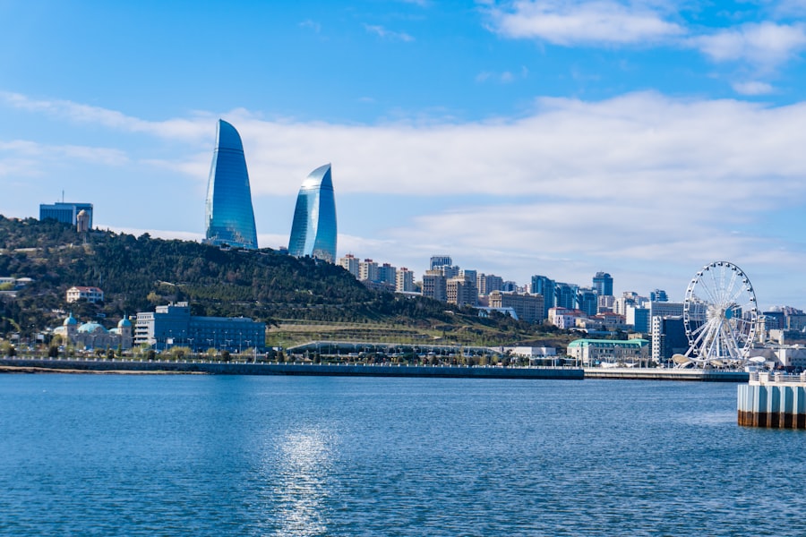 Photo azerbaijan coast guard drone surveillance