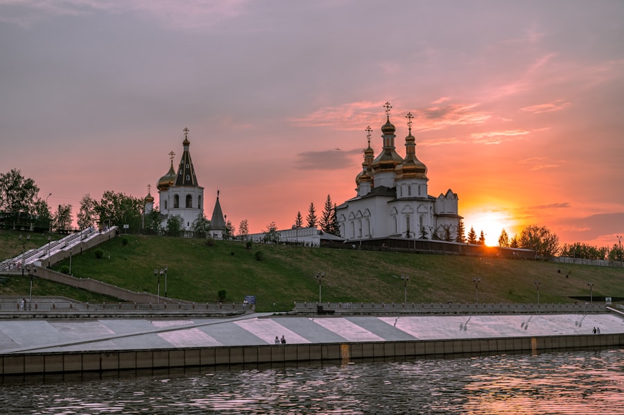 Photo Siberian river reversal