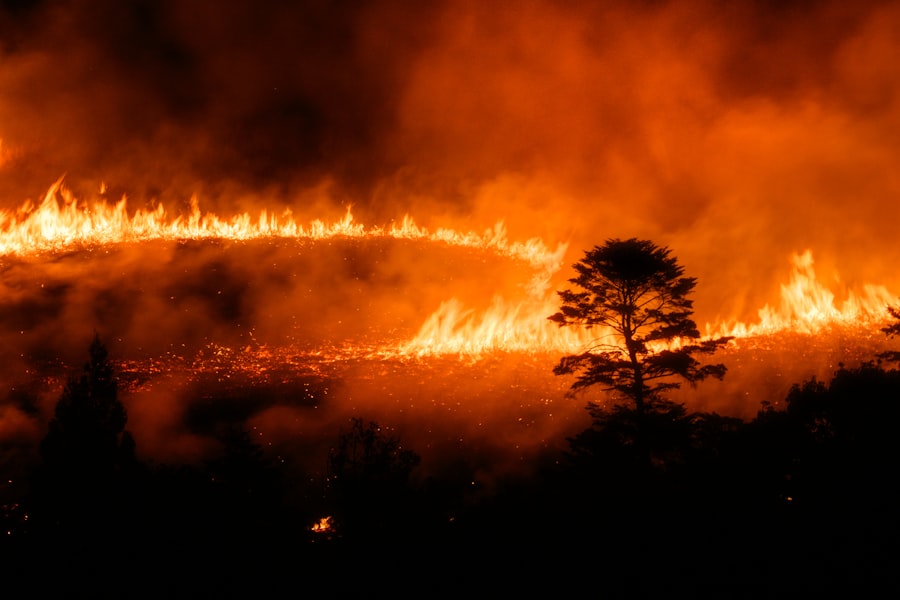 Photo infrastructure failure wildfires