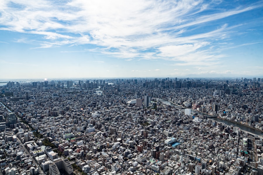 Tokyo, growing