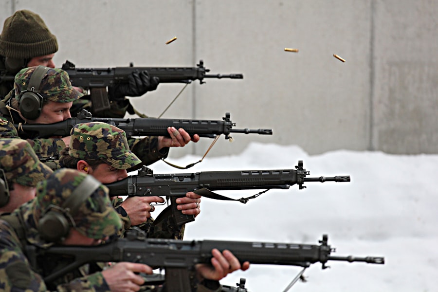 Photo military exercises