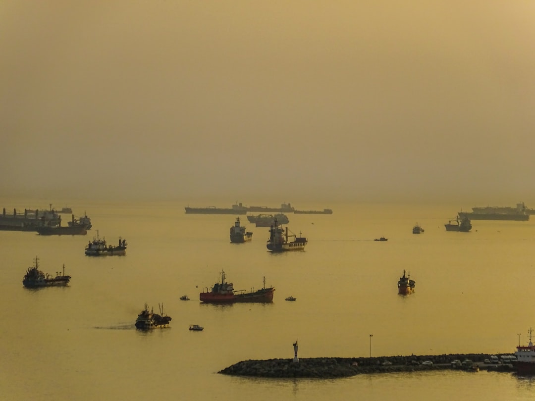 Photo shipping lanes