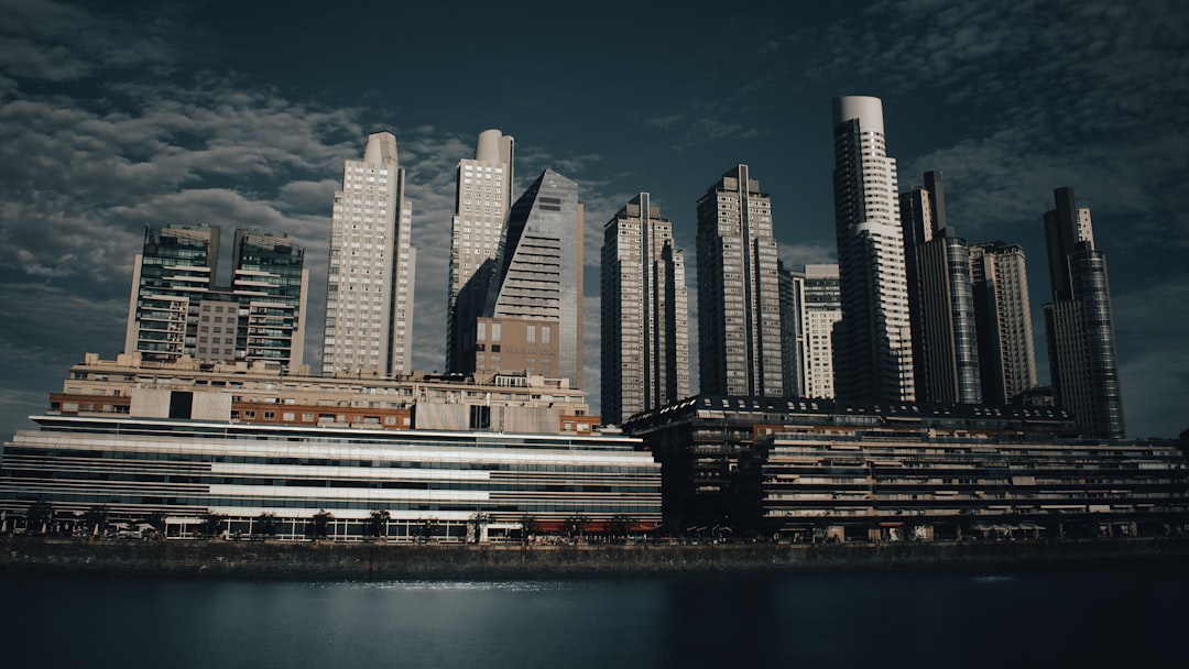 Photo modern cities built