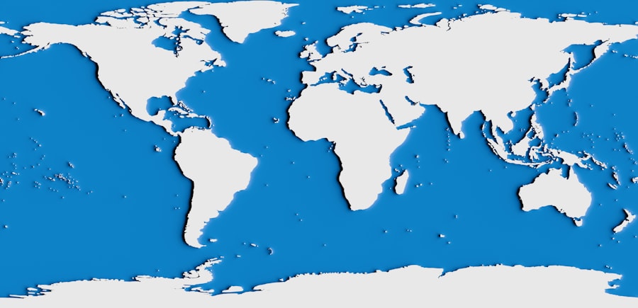 Photo world map