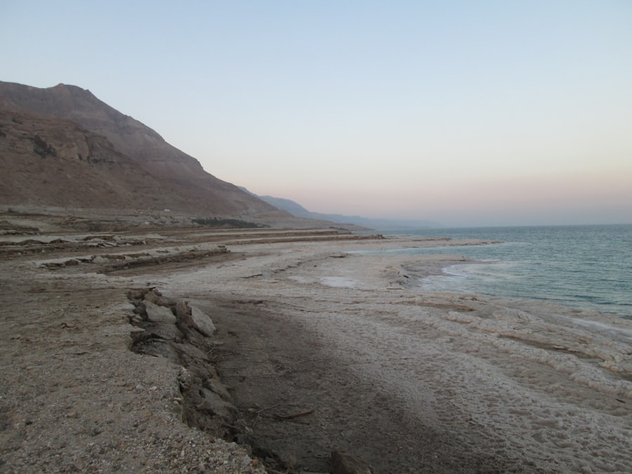 Dead Sea landscape transformation