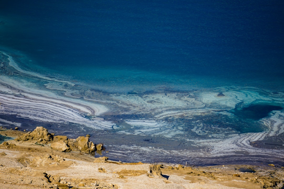 Photo Dead Sea evaporation ponds
