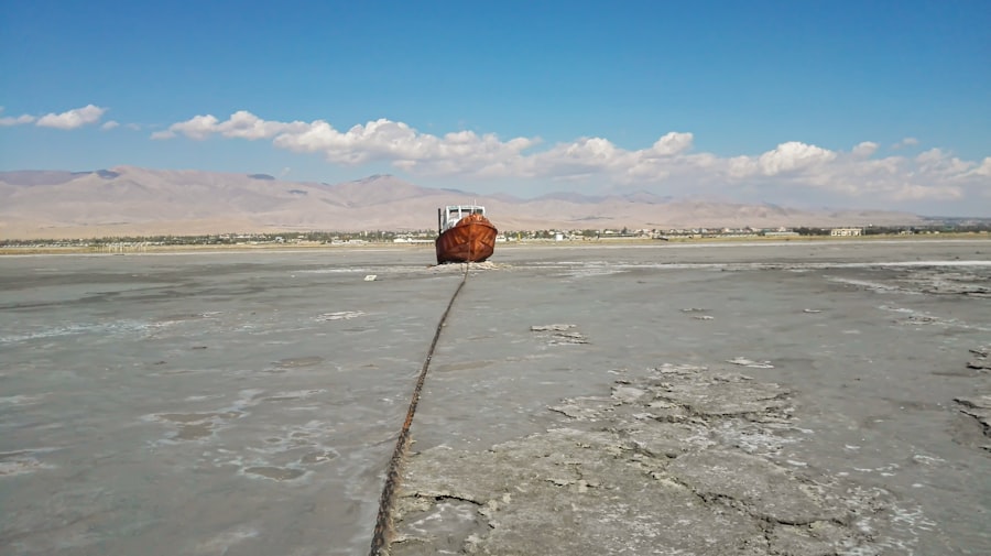 Photo Dead Sea evaporation ponds