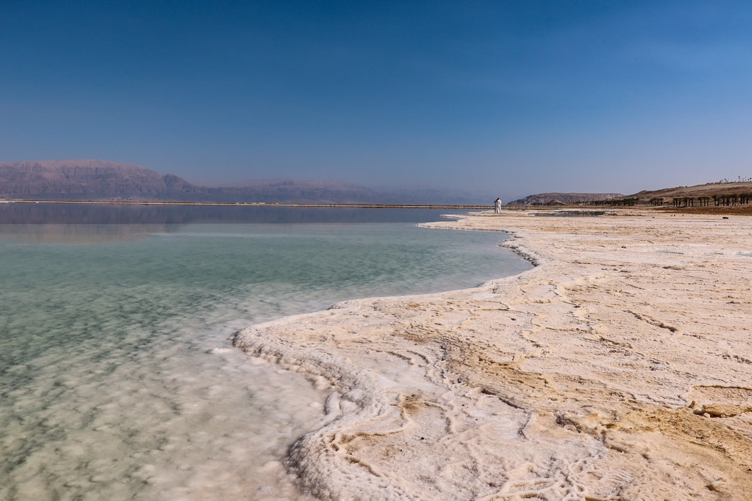Photo Dead Sea evaporation ponds