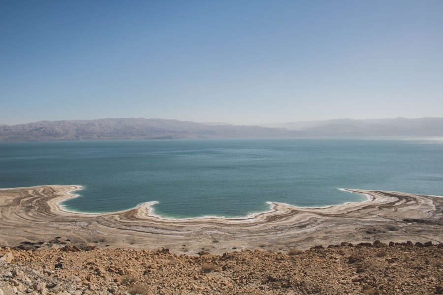 Photo Dead Sea evaporation ponds