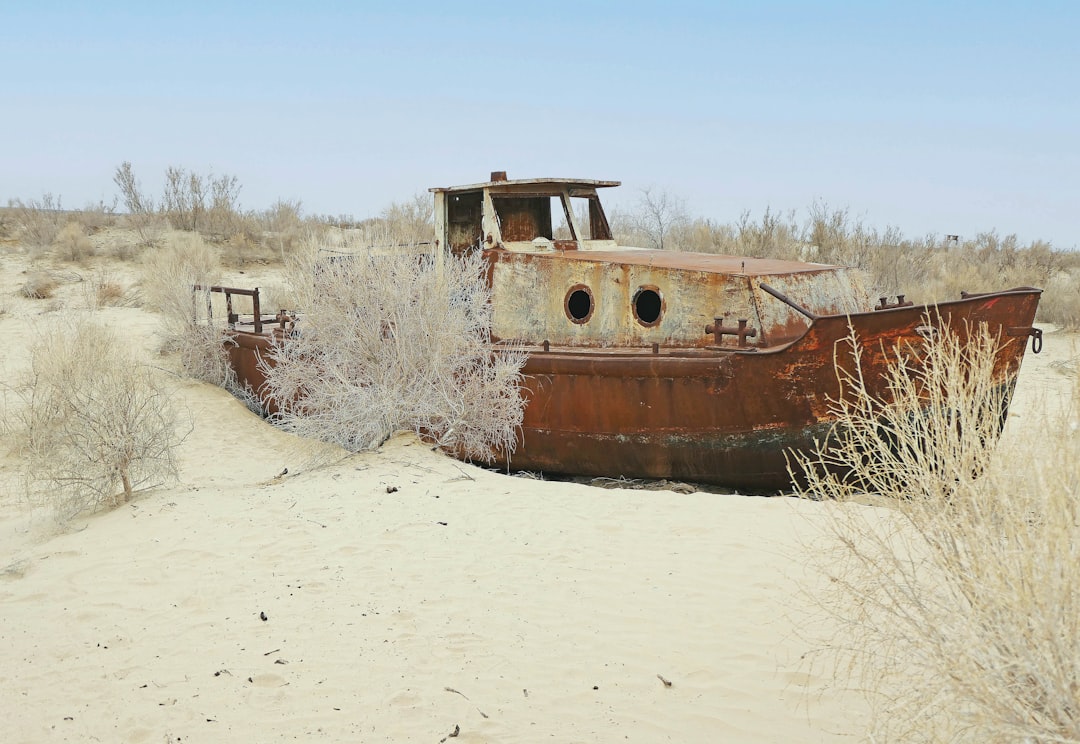 Photo Aral Sea fishing villages